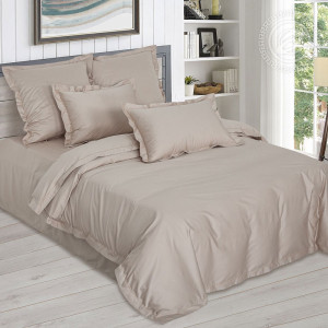 Постельное белье мако-сатин "Кремовый" Постельное белье мако-сатин "Кремовый"