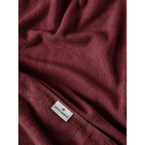 Набор махровых полотенец "Elegance" с бахромой бордовый 2 шт. Набор махровых полотенец "Elegance" с бахромой бордовый 2 шт.