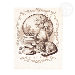 Набор кухонный из 2-х полотенец рогожка "Ностальгия" Набор кухонный из 2-х полотенец рогожка "Ностальгия"