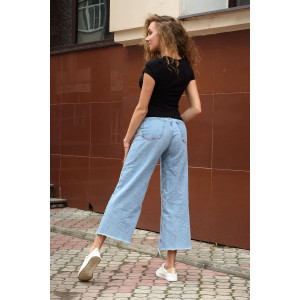 Футболка женская №7180 кулирка с лайкрой пенье (последний размер) черный 44