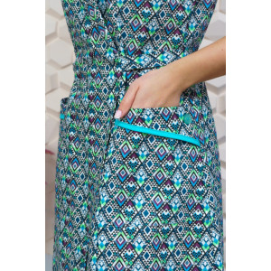 Халат женский М-62 бязь (р-ры: 46-70) зеленый