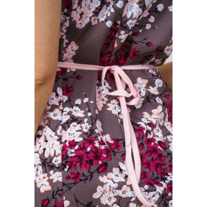 Халат женский М-71к кулирка (р-ры: 44-50) коричневый