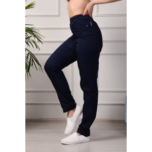 Медицинские женские брюки М-302 Элит-145 (р-ры: 40-58) черника