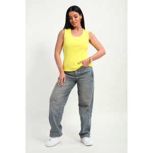 Майка женская №19137 кашкорсе (р-ры: 46-56) желтый