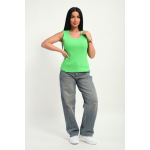 Майка женская №19137 кашкорсе (р-ры: 46-56) зеленый