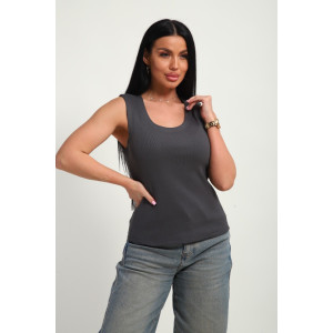 Майка женская №19137 кашкорсе (р-ры: 46-56) серый