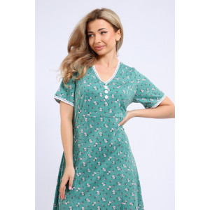 Платье женское №057 кулирка (р-ры: 48-62) ментол