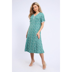 Платье женское №057 кулирка (р-ры: 48-62) ментол