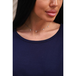 Туника женская №29537 кулирка (р-ры: 50-60) темно-синий Туника женская №29537 кулирка (р-ры: 50-60) темно-синий