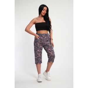 Бриджи женские №29024 кулирка (р-ры: 52-72) синий