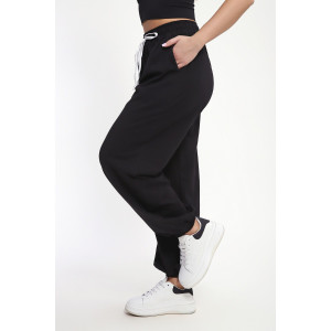 Брюки женские №85039 кулирка с лайкрой пенье (р-ры: 46-60) черный