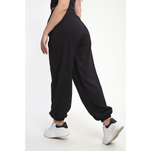 Брюки женские №85039 кулирка с лайкрой пенье (р-ры: 46-60) черный