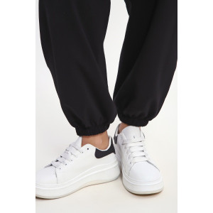 Брюки женские №85039 кулирка с лайкрой пенье (р-ры: 46-60) черный