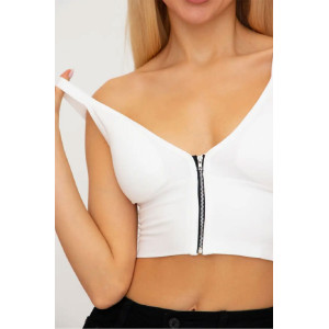 Топ женский бельевой №60103 креп (последний размер) белый 42-44 Топ женский бельевой №60103 креп (последний размер) белый 42-44