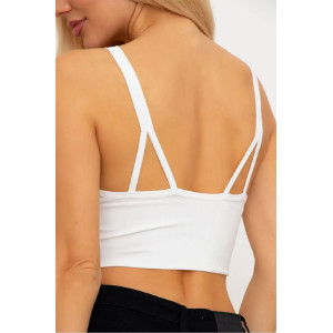 Топ женский бельевой №60103 креп (последний размер) белый 42-44 Топ женский бельевой №60103 креп (последний размер) белый 42-44