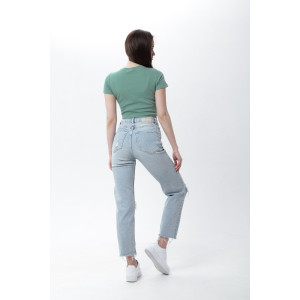 Топ женский №00002 рибана (последний размер) фисташка 42 Топ женский №00002 рибана (последний размер) фисташка 42