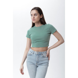 Топ женский №00002 рибана (последний размер) фисташка 42 Топ женский №00002 рибана (последний размер) фисташка 42