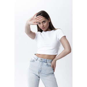 Топ женский №00002 рибана (последний размер) белый 50 Топ женский №00002 рибана (последний размер) белый 50