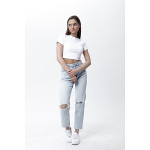 Топ женский №00002 рибана (последний размер) белый 50 Топ женский №00002 рибана (последний размер) белый 50