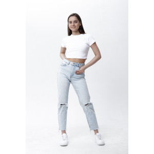 Топ женский №00002 рибана (последний размер) белый 50 Топ женский №00002 рибана (последний размер) белый 50