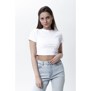 Топ женский №00002 рибана (последний размер) белый 50 Топ женский №00002 рибана (последний размер) белый 50