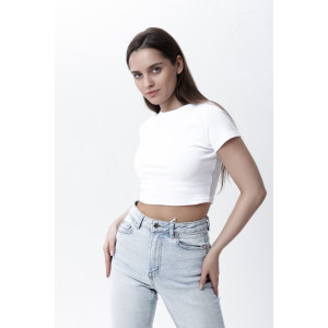 Топ женский №00002 рибана (последний размер) белый 50 Топ женский №00002 рибана (последний размер) белый 50