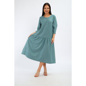Платье женское П3187.1 искусственный лен (р-ры: 48-62)