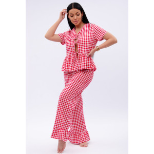 Пижама женская "Лавли" кулирка (р-ры: 42-52)