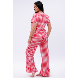 Пижама женская "Лавли" кулирка (р-ры: 42-52)