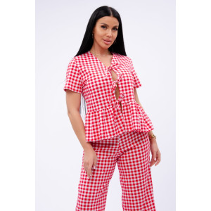 Пижама женская "Лавли" кулирка (р-ры: 42-52)