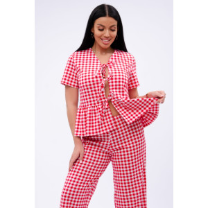 Пижама женская "Лавли" кулирка (р-ры: 42-52)