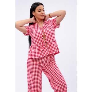 Пижама женская "Лавли" кулирка (р-ры: 42-52)