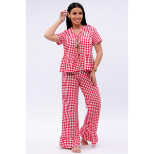 Пижама женская "Лавли" кулирка (р-ры: 42-52)