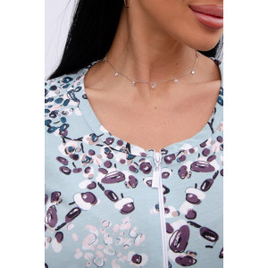 Халат женский "Рената" кулирка (р-ры: 50-60) верба