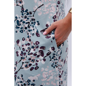 Халат женский "Рената" кулирка (р-ры: 50-60) верба