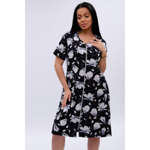 Халат женский "Рената" кулирка (р-ры: 50-60) крокус Халат женский "Рената" кулирка (р-ры: 50-60) крокус