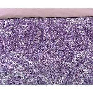 Постельное белье сатин "Кашмир 3" фиолетовый