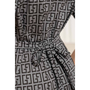 Халат женский 2088/2 кулирка (р-ры: 48-62) серый