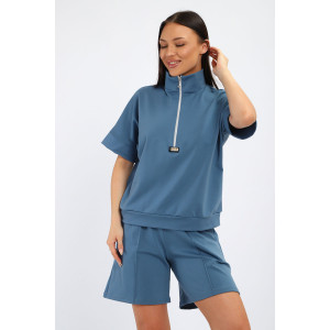 Костюм двойка женский К3191.7 футер 2-х нитка (р-ры: 46-60)