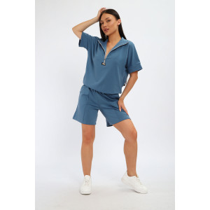 Костюм двойка женский К3191.7 футер 2-х нитка (р-ры: 46-60)