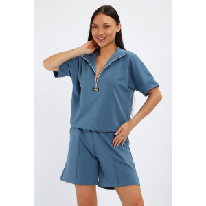 Костюм двойка женский К3191.7 футер 2-х нитка (р-ры: 46-60)