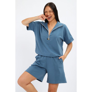 Костюм двойка женский К3191.7 футер 2-х нитка (р-ры: 46-60)