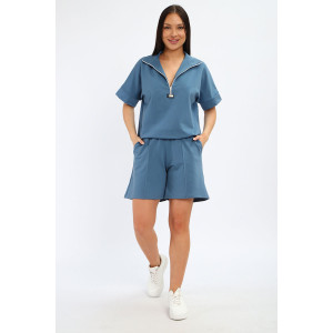 Костюм двойка женский К3191.7 футер 2-х нитка (р-ры: 46-60)