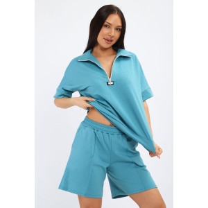 Костюм двойка женский К3191.3 футер 2-х нитка (р-ры: 46-60)