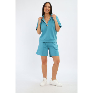 Костюм двойка женский К3191.3 футер 2-х нитка (р-ры: 46-60)