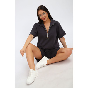 Костюм двойка женский К3191.6 футер 2-х нитка (р-ры: 46-60)