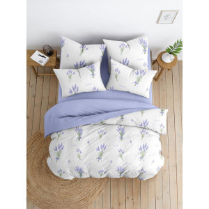 Постельное белье бязь стандарт "Букетик лаванды"