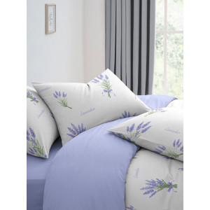 Постельное белье бязь стандарт "Букетик лаванды"
