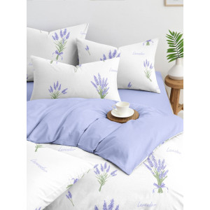 Постельное белье бязь стандарт "Букетик лаванды"