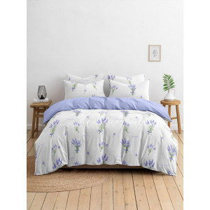 Постельное белье бязь стандарт "Букетик лаванды"